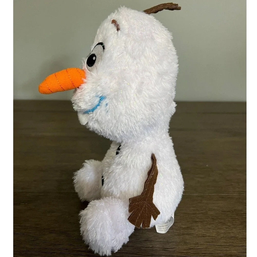 Disney Frozen Olaf Plush Posh Paws International Shimmer Snowman Stuffed Toy